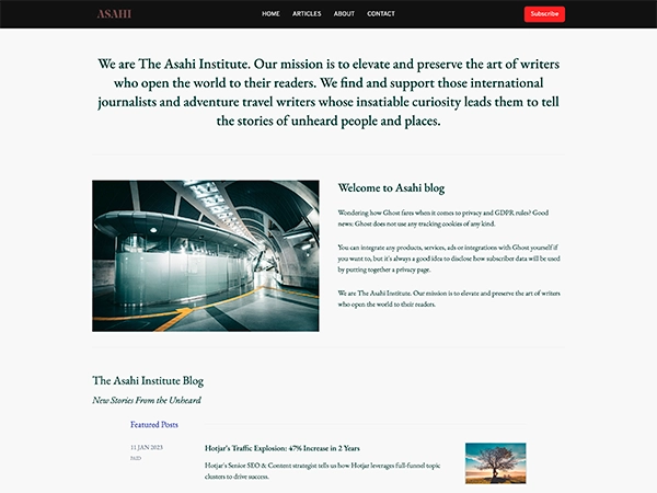 Asahi Theme